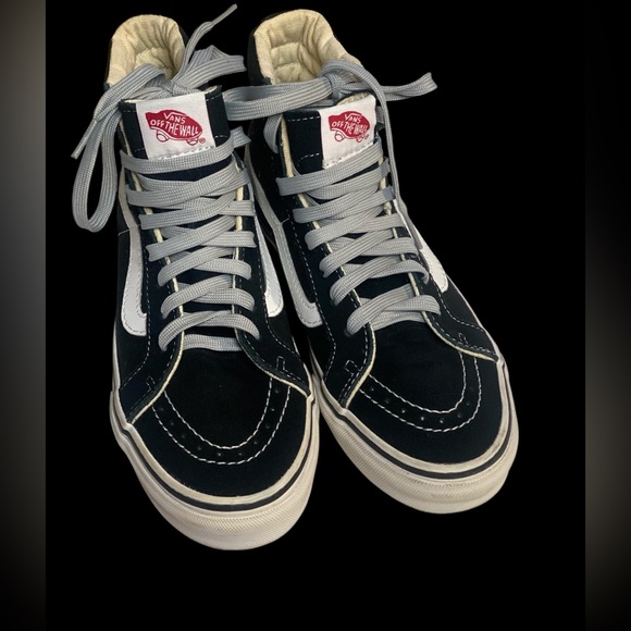 Vans Off The Wall High Top Black White Suede Skateboard Shoes Style # 721277 - Picture 1 of 10